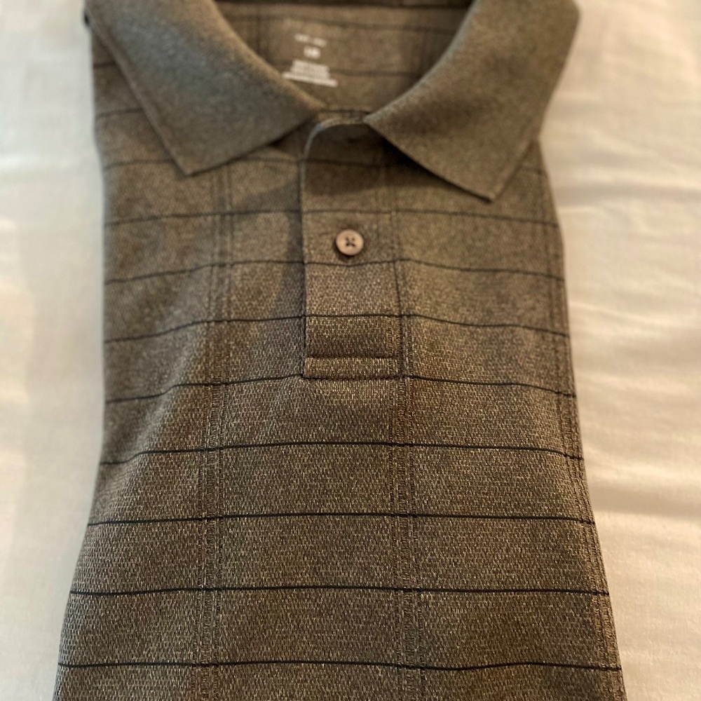 Haggar polo shirt size large